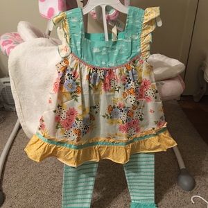 NWT Matilda Jane outfit size 6 with headband